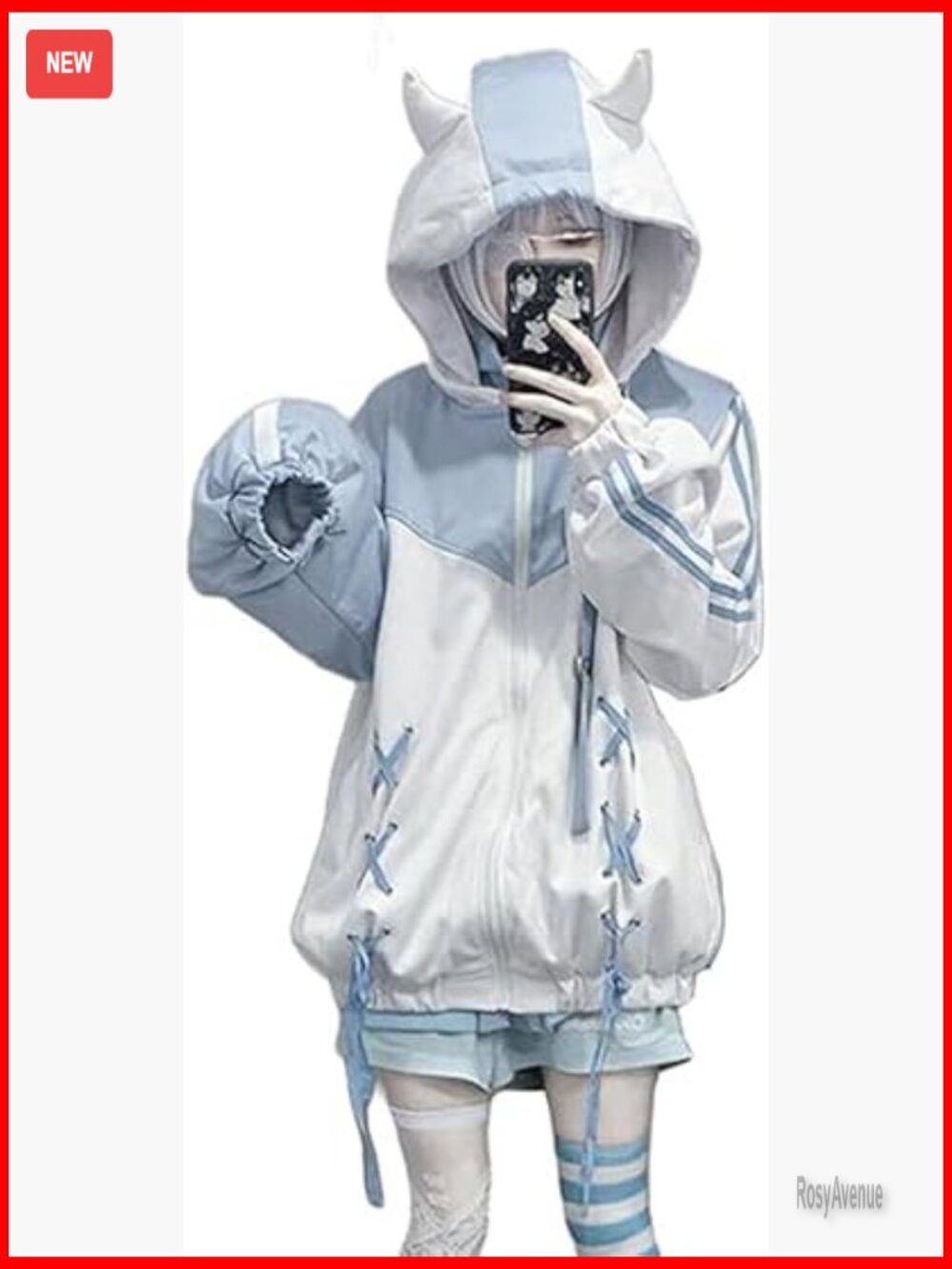 Oversized Zip Up Hoodie Harajuku Y2K Kawaii Sweatshirt